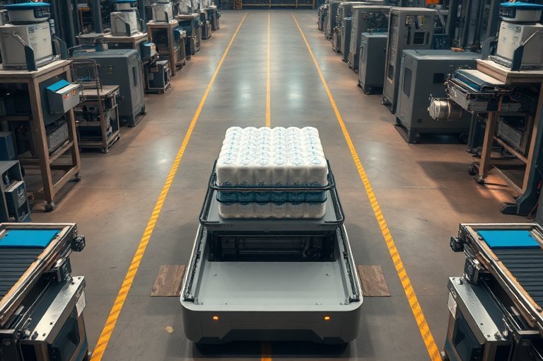 常州智能工廠工業機器人上下料流程解析